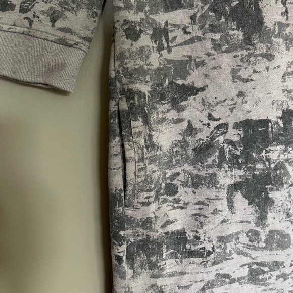 LOLE Sika Burnout Sweatshirt Dress Dark Charcoal Spray‎ Size Small - Picture 8 of 15